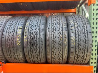 20” tires continental 255/55/20 semi new with free installation $350
