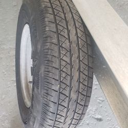 Tire Wih Rim For Trailer Size 225/75/15