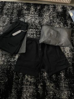 Essentials black shorts