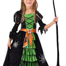 Halloween girls' witch dress,holiday witch dress,princess dress long dress masquerade party costumes
