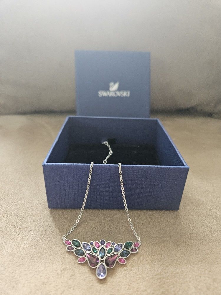 Swarovski Multi-colored Gem Necklace