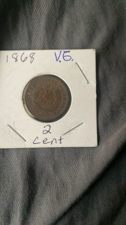 1868 2 cent piece