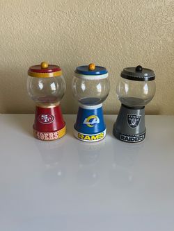 49ers, Raiders or Rams candy jars