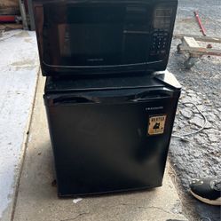 Mini Fridge And Microwave 