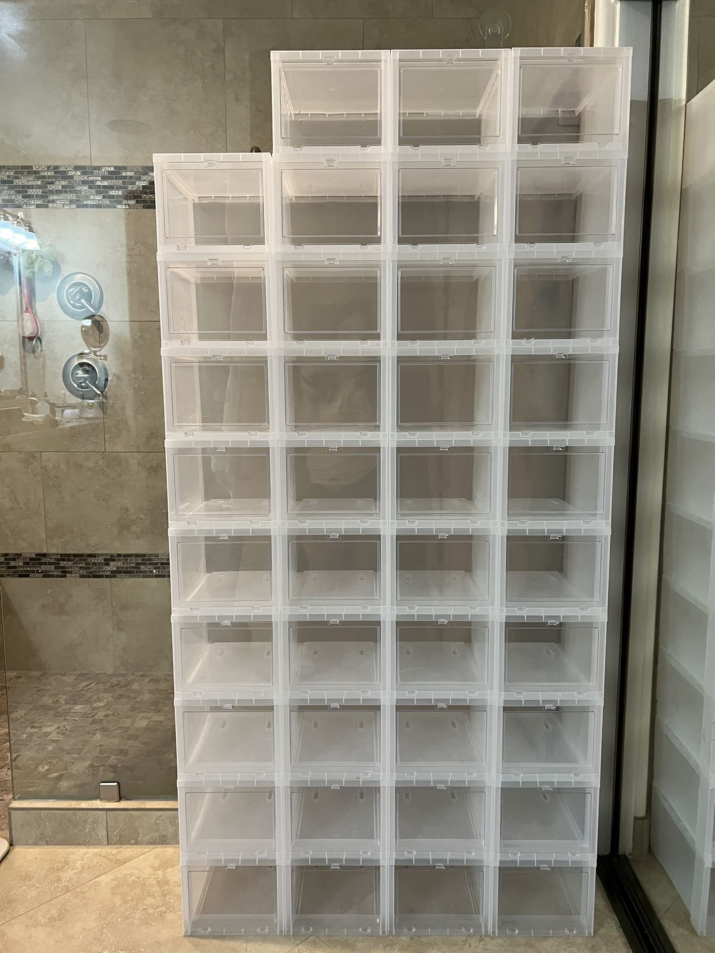 Container Store Drop-front Shoe Storage Box