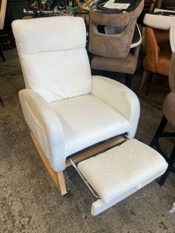 Rocking chair with foot rest