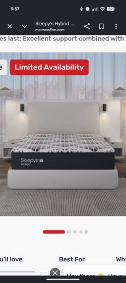 Full size mattress with adjustable frame