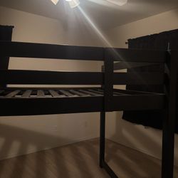 Loft Bed Black Twin Or Small Queen 