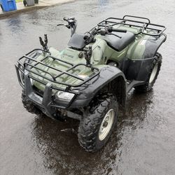 2006 Honda Rancher 350 4x4 Quad Atv