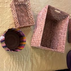 Baskets $7 Each Or All For $15