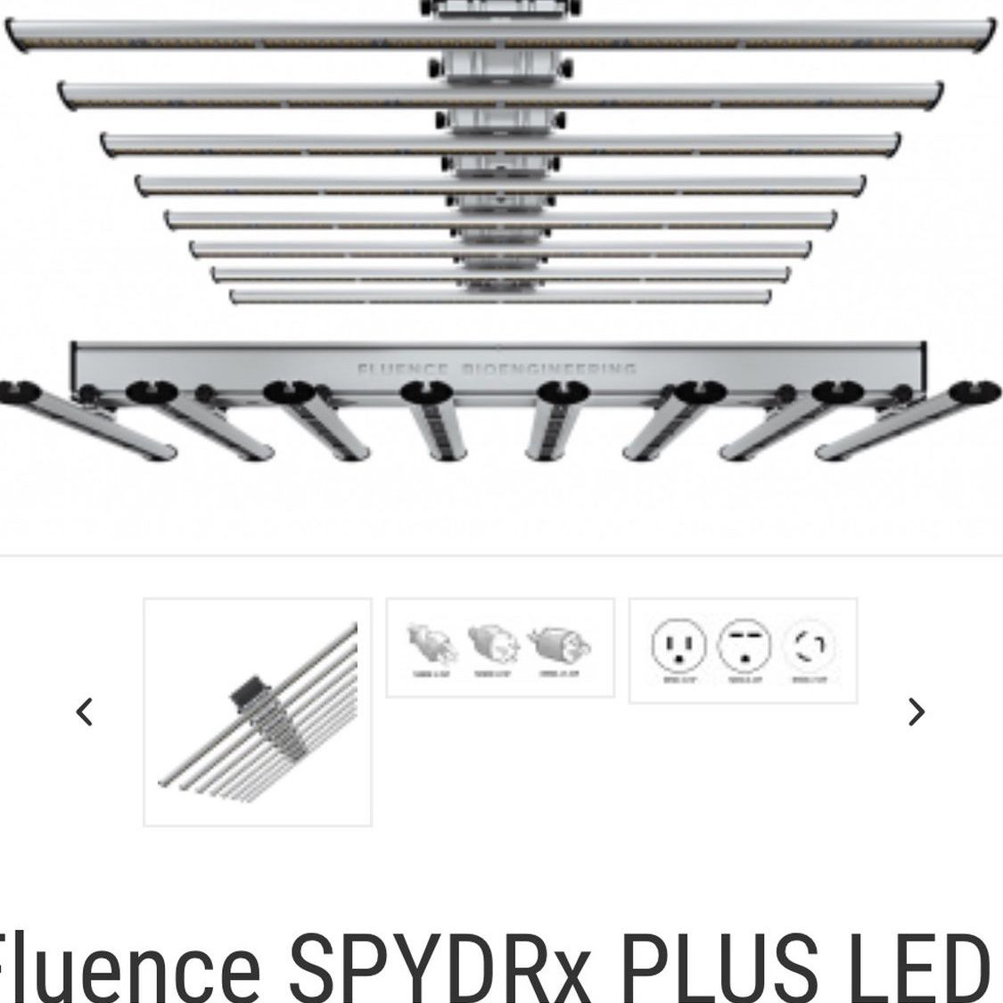 Fluence SPYDRx PLUS LEDg Grow Light System