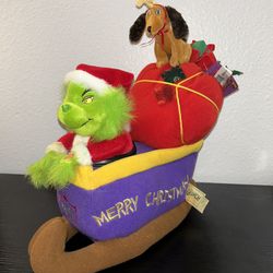          How The Grinch Stole Christmas Sleigh Ride Plush Beverly Hills NO MUSIC No Sound