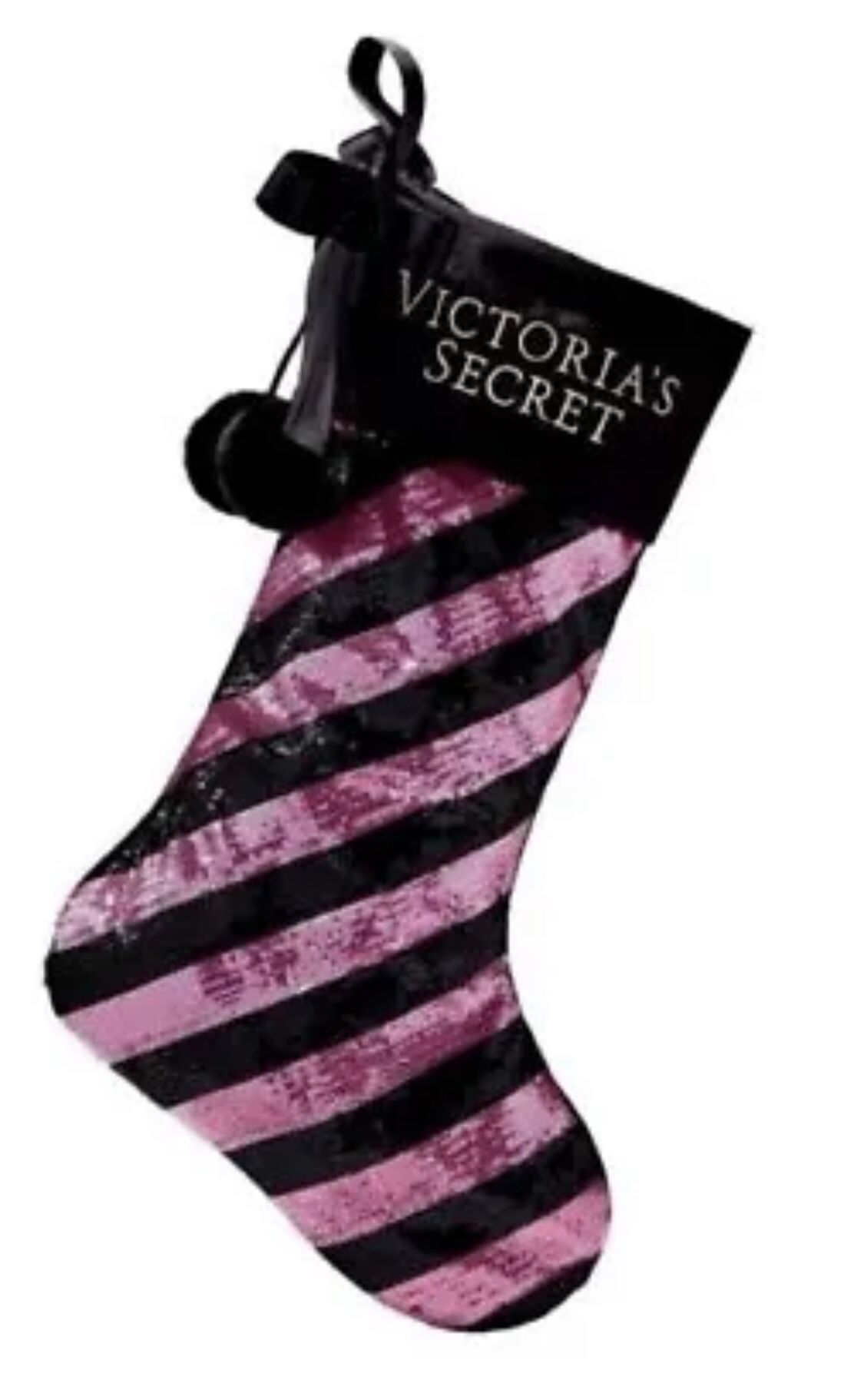 Victorias Secret sequins Christmas stocking limited edition. Retired