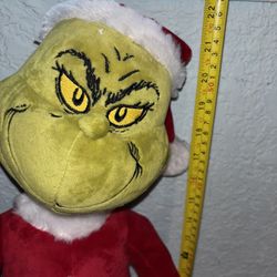 Dr. Seuss The Grinch Holiday Door Greeter Plush $35