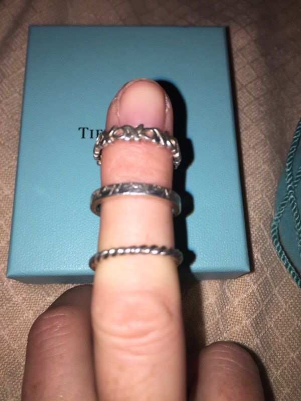 3 Tiffanys rings