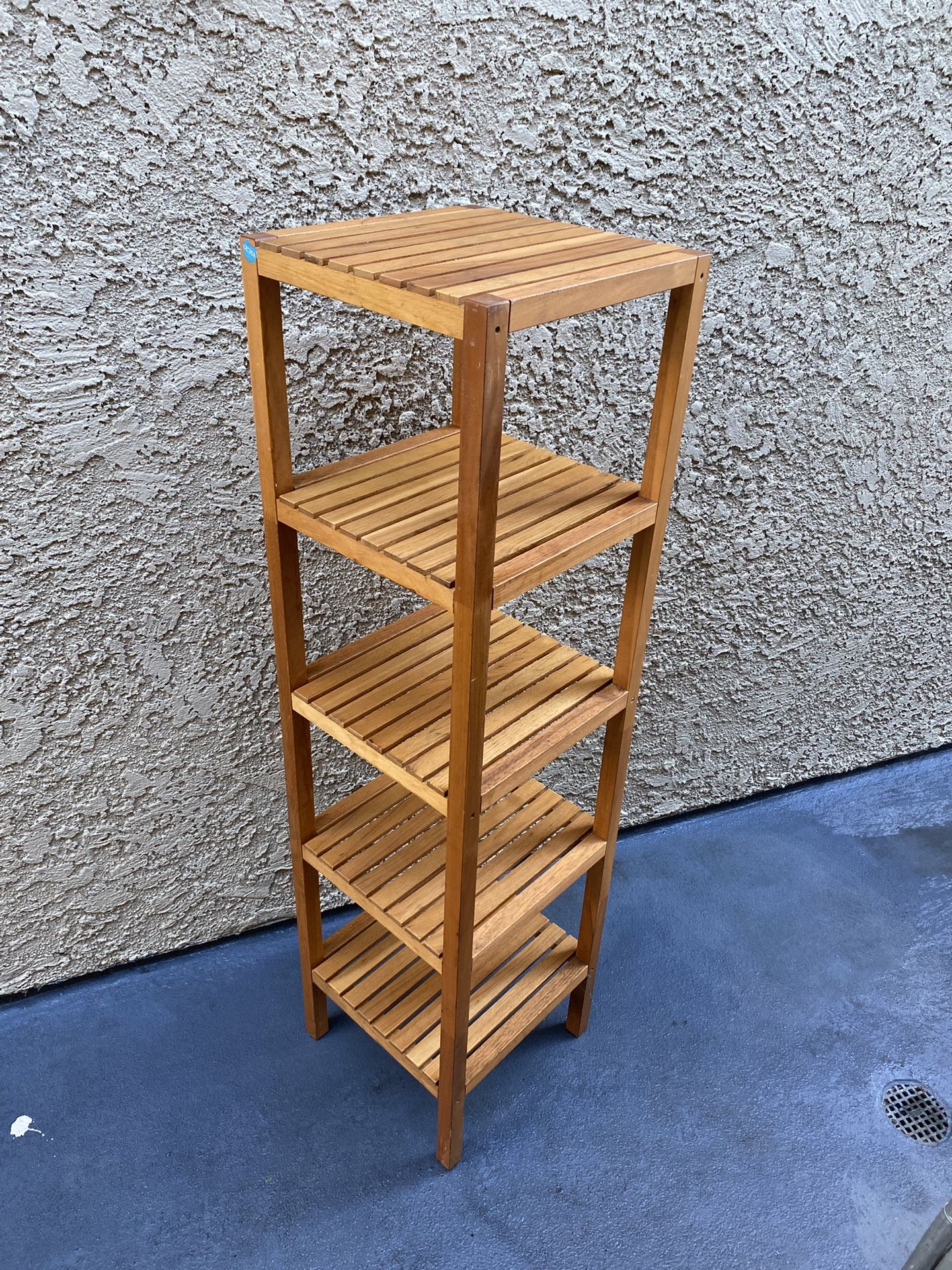 5 Tier Bamboo Shelving 