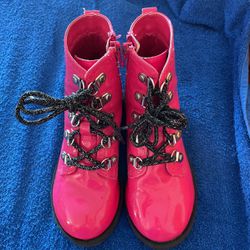 Girls pink wonder nation boots size 12