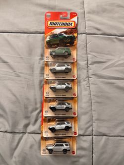 Matchbox Toyota 4Runner Die-Cast Cars Lot of 6