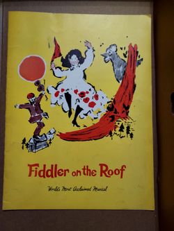 Fiddler on the Roof Musical Program