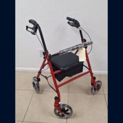4 Wheel Rollator Walker With Seat