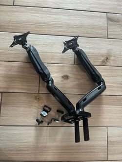 Dual monitor arm
