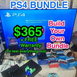 🎮 Playstation 4 – Custom Build-Your-Own Bundle⭐ PS4
