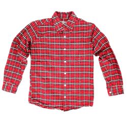 Urban Pipeline Red Plaid Button-Down Shirt Sz. M 10/12 Long-Sleeve