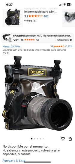 DiCAPac WP-S10 Pro Waterproof DSLR Camera Case