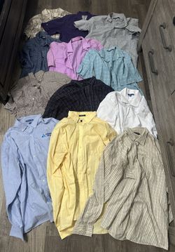 Men’s Dress Shirts Lot Size XL (12 for $25)