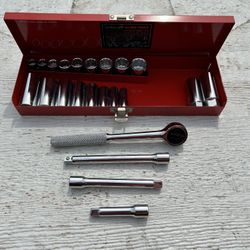 Wright 24 Piece Socket Set 3/8 Drive