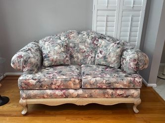 4-Piece Living Room Set: Sofa, Loveseat, Chair & Ottoman - $700