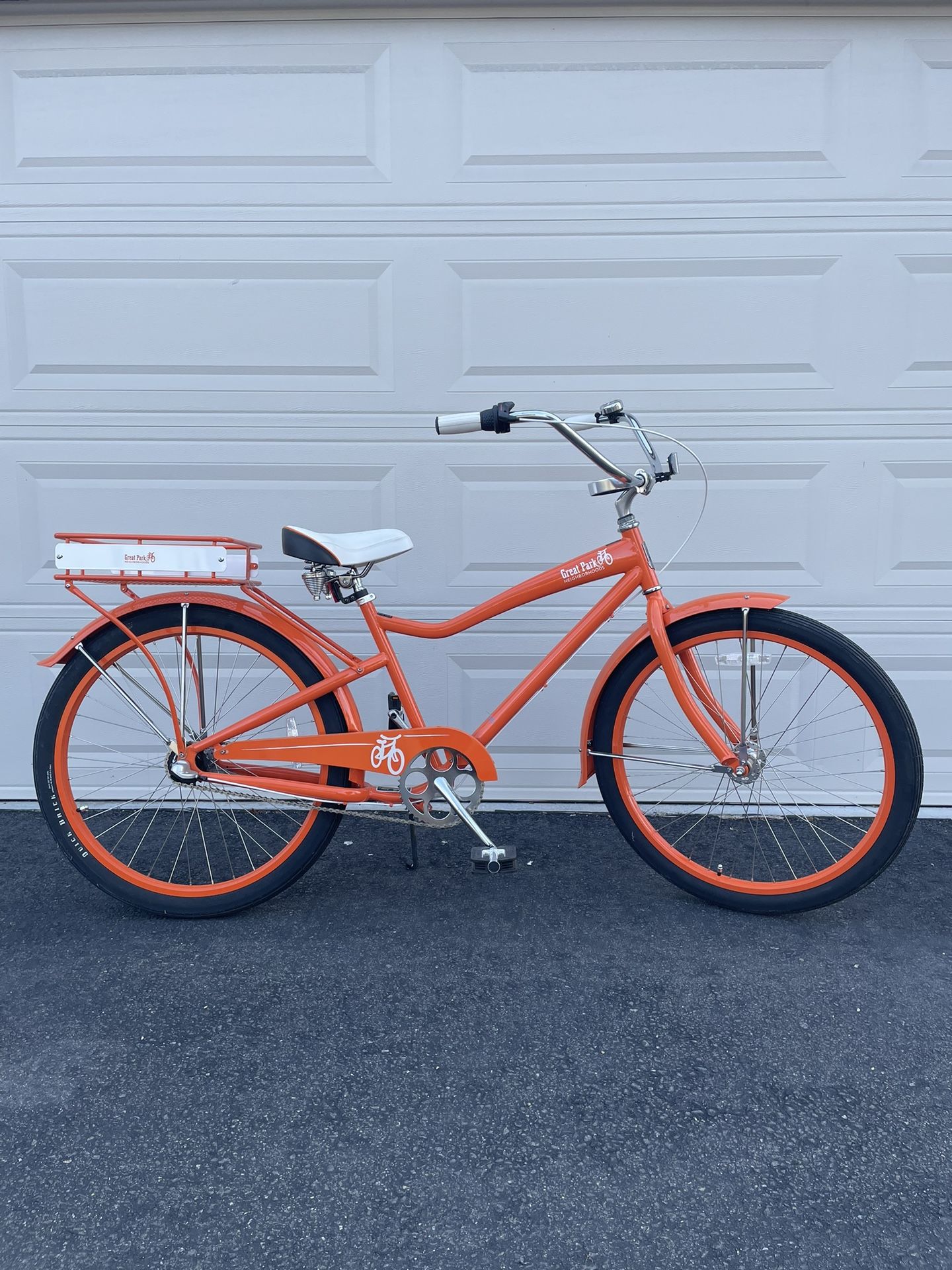 26 In - 3 Speeds Felt Bike Unisex Men’s  Women’s Bike Bicycle Beach Cruiser 