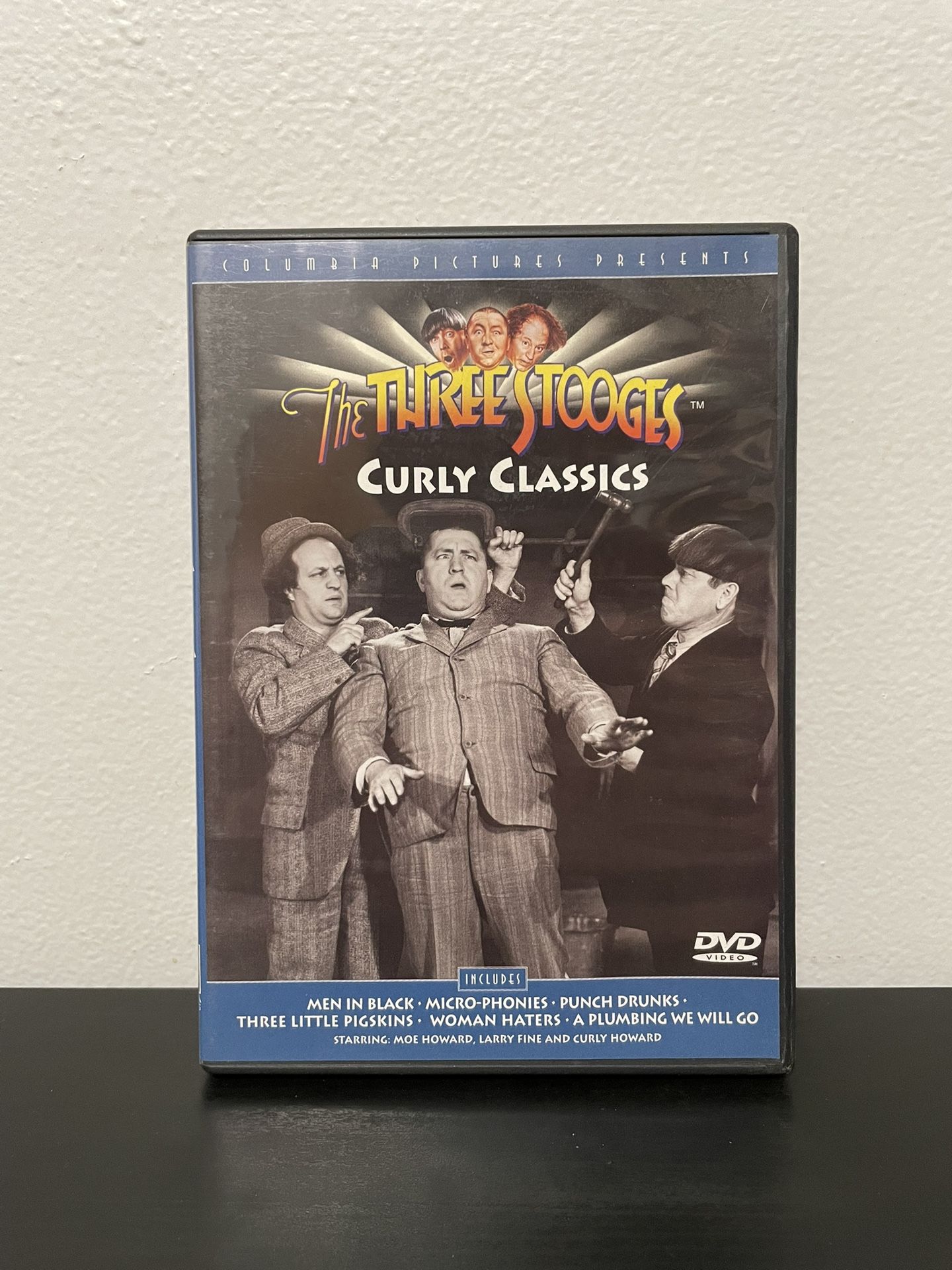 The Three Stooges Curly Classics DVD Sony Comedy Vintage Unrated 1998
