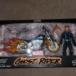 Marvel Legends Deluxe  Ghostrider With Motorcycle 