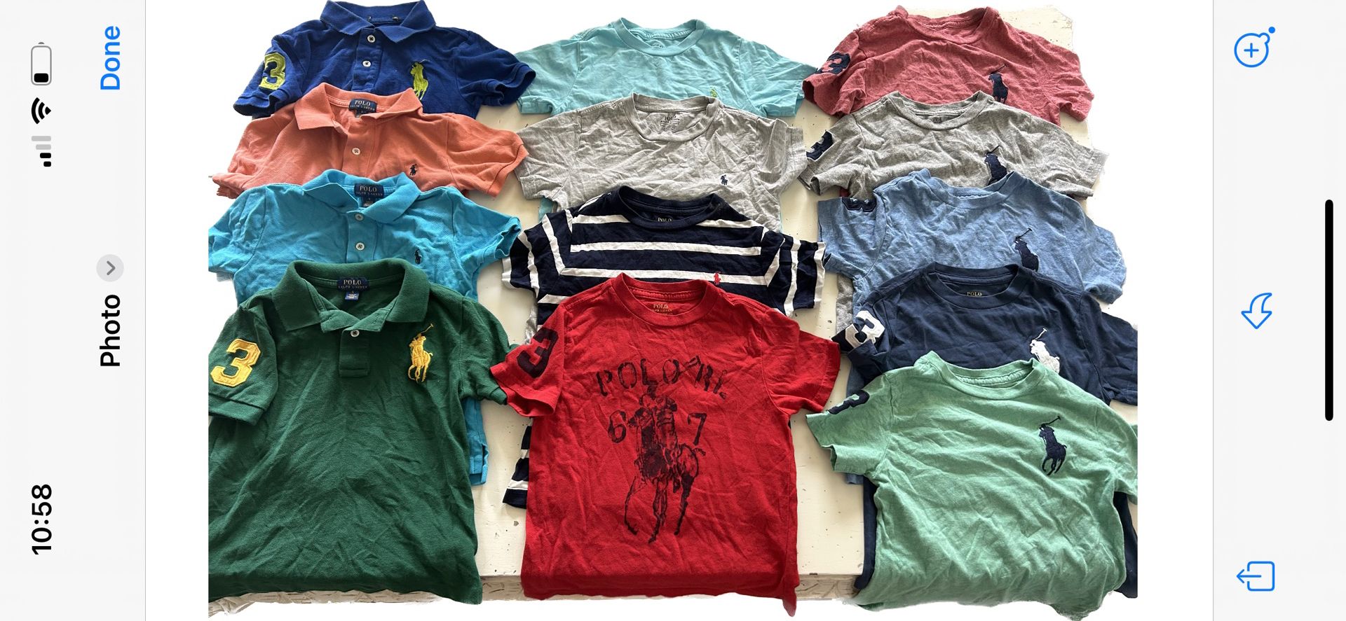 Polo Ralph Lauren kids boys summer Short Sleeve Lot 