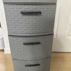Gray File Cabinet 