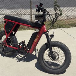 Juiced Bikes Camp Scrambler, Electric Bike, E-Bike - Red