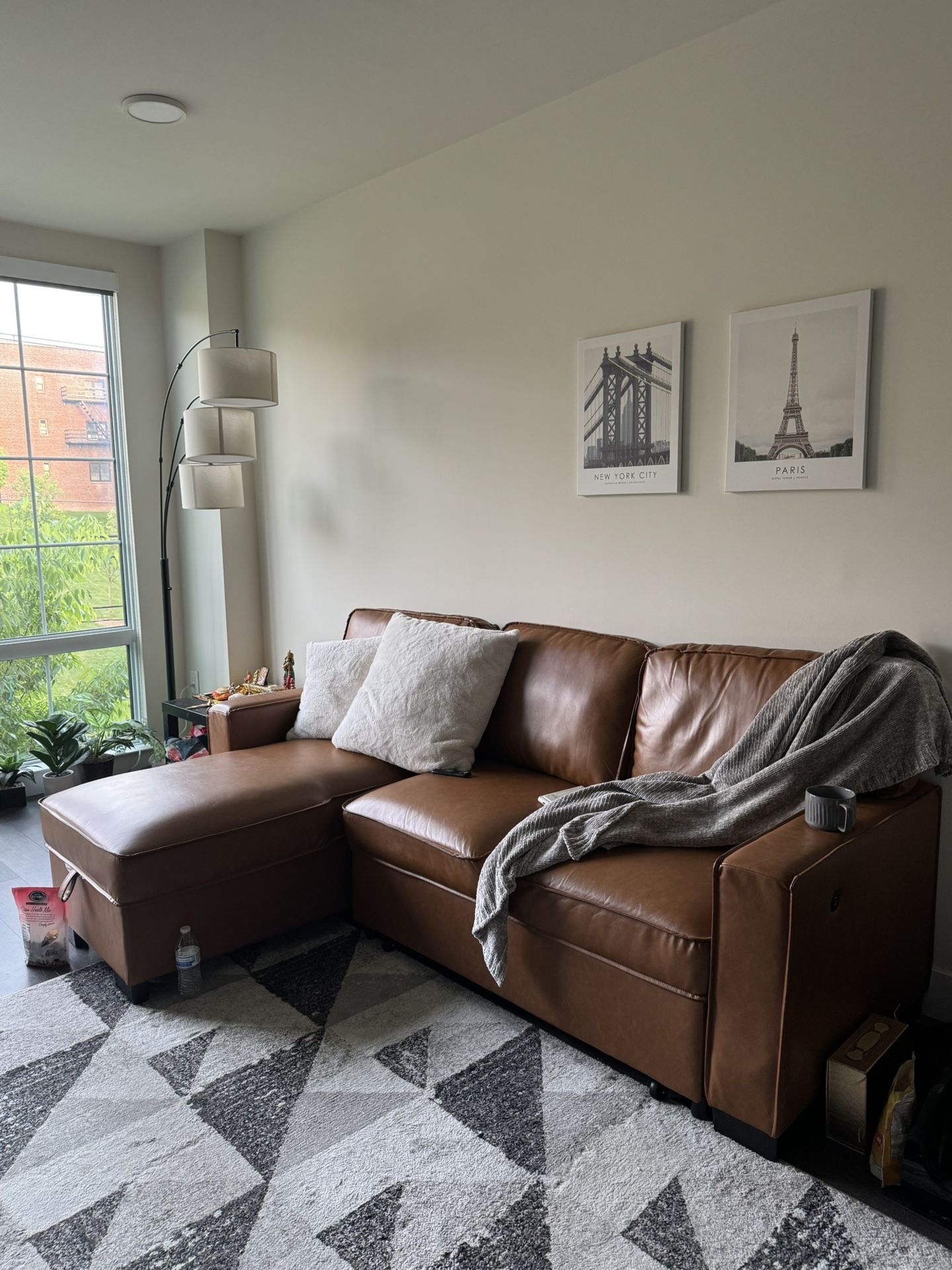Comfortable and Stylish L shaped Sofa Convertible