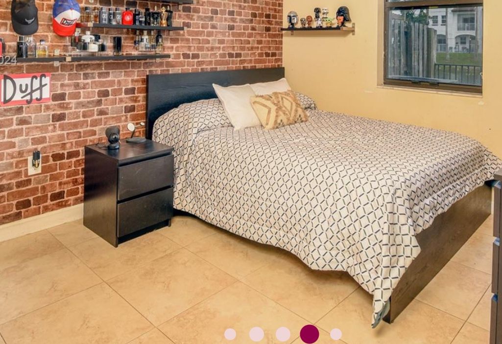 Queen Bed Frame With Nightstand 