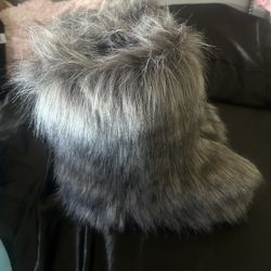 Fluffy Fur Snow Boots