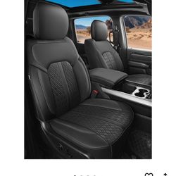 New Black Leather Seat Covers for Dodge Ram 1(contact info removed)-2026 Crew Cab