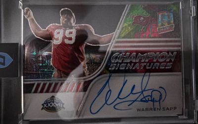 NFL Championship Signatures Warren Sapp
