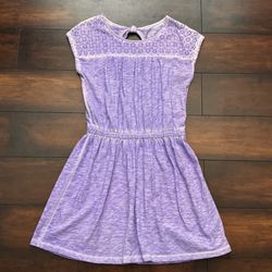 Little Girls Clothes Purple Dress size L 10/12
