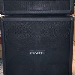 Crate guitar half stack Gt1200h and GX-412XR