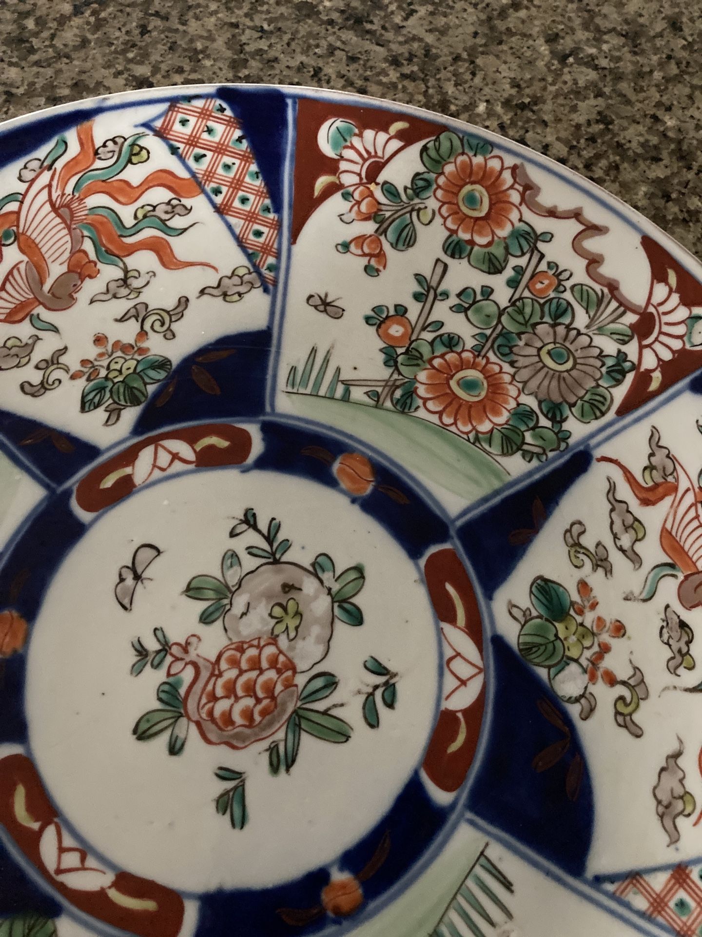 Japanese Imari Charger 14.5”