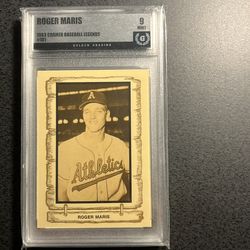 Roger Maris Graded 2 Card Lot