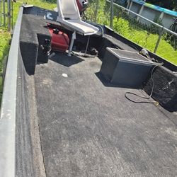 16 ft fisher v hull aluminum jon boat