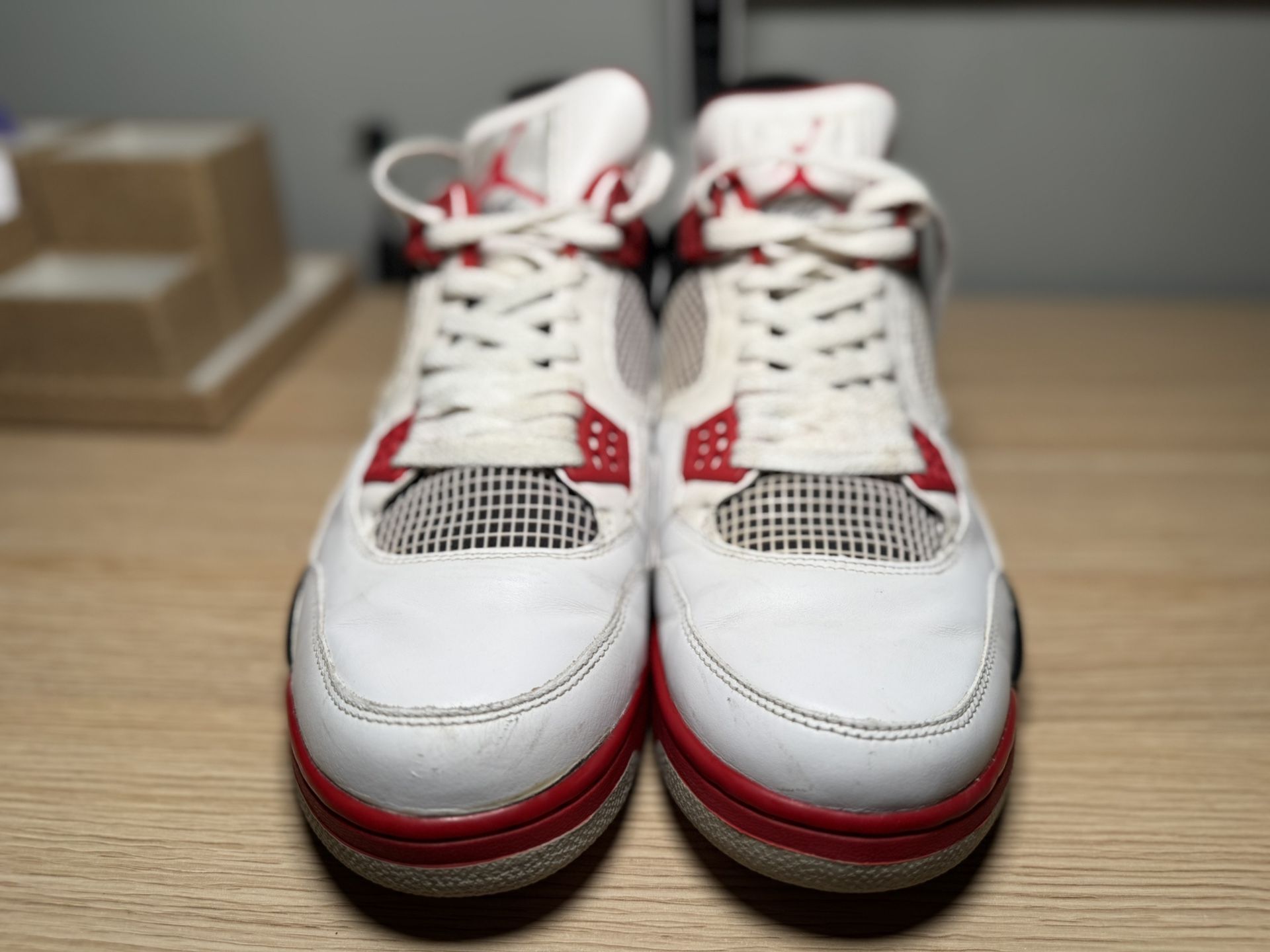 Authentic Air Jordan 4 Fire Red from the original 2006 release. Men’s size 13. Comes with original box.