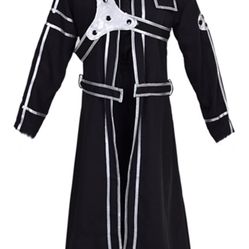 Halloween Anime Knife Sword Domain Kirito Cosplay Costume Jacket