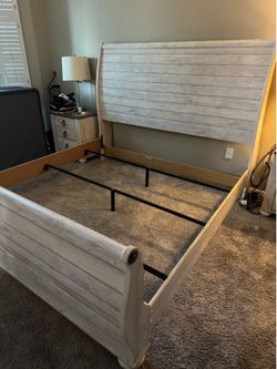Willowton King Sleigh Bed Frame